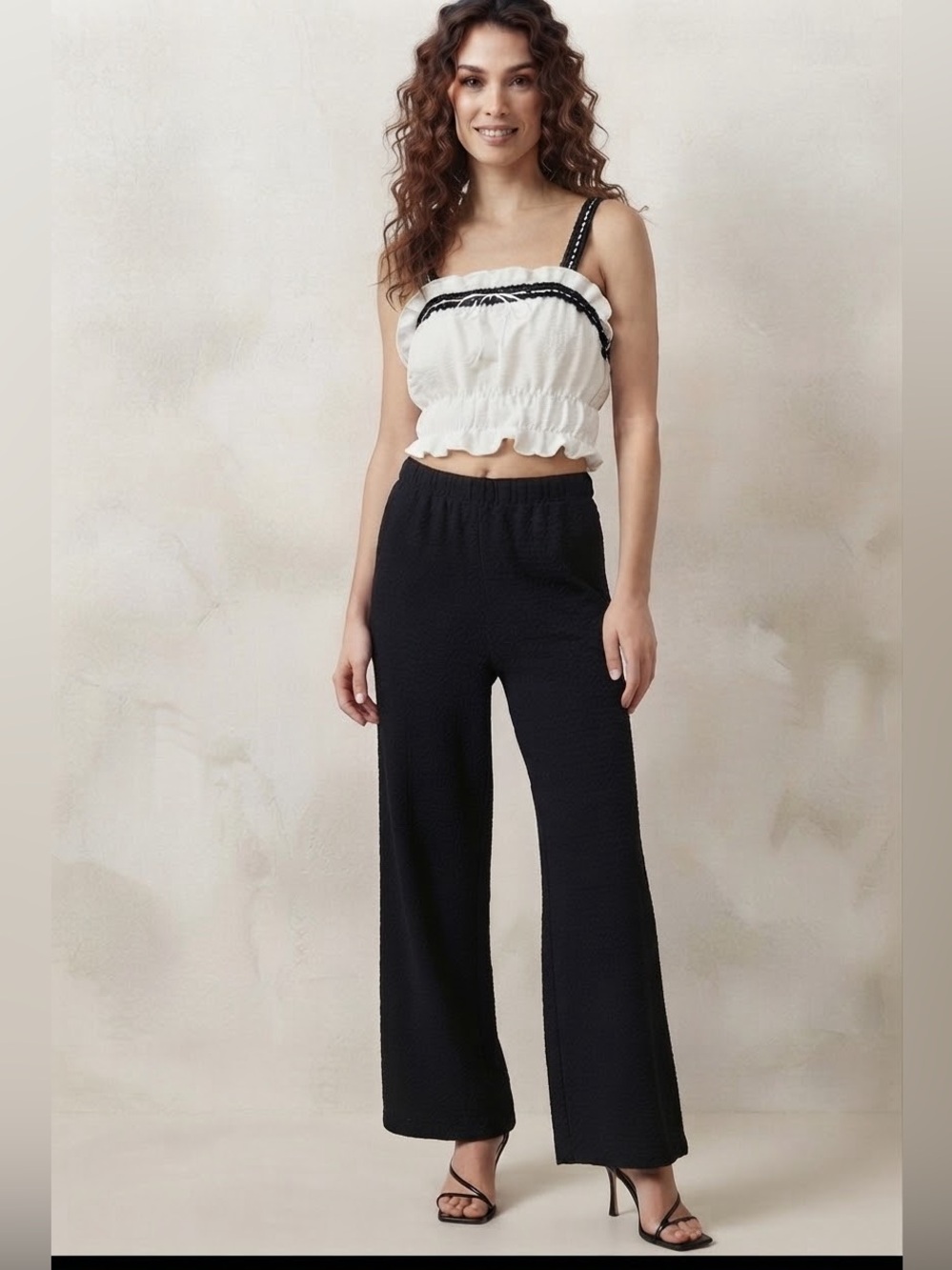 Indulge in Style Top & GLG Textured Pant Set